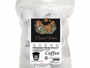 20 pack single serve cups coffee pods medium roast