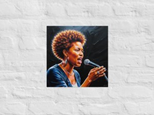 lyrical vocal digital print