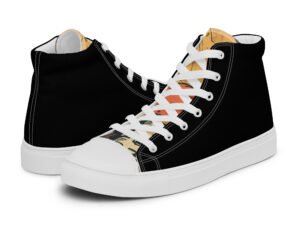 cosmo vibes high top canvas shoes