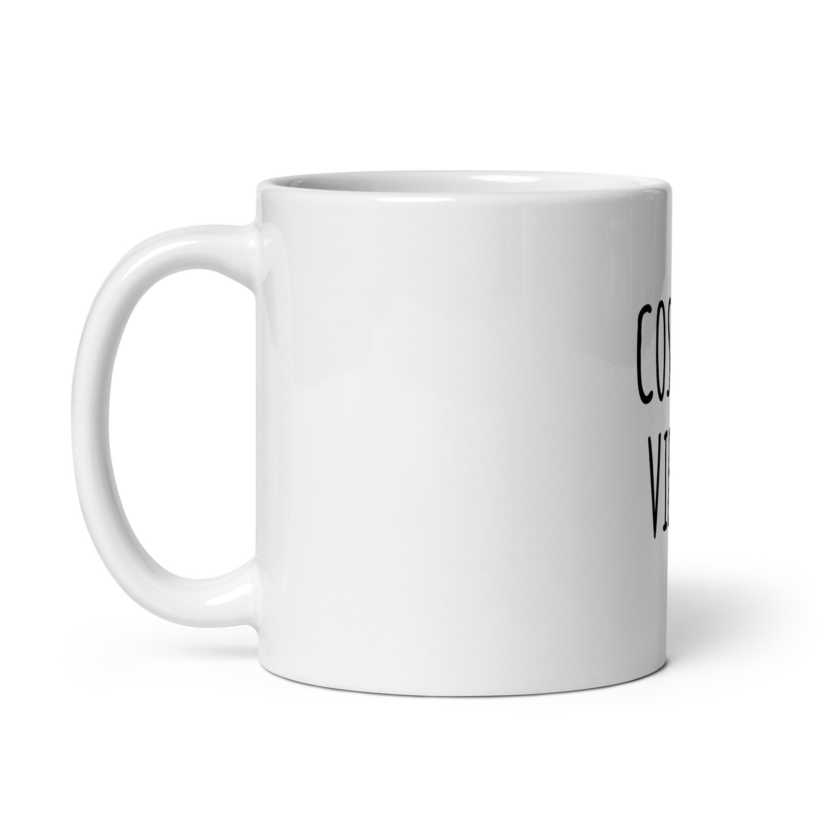 cosmo vibes white glossy mug cosmo vibes white glossy mug