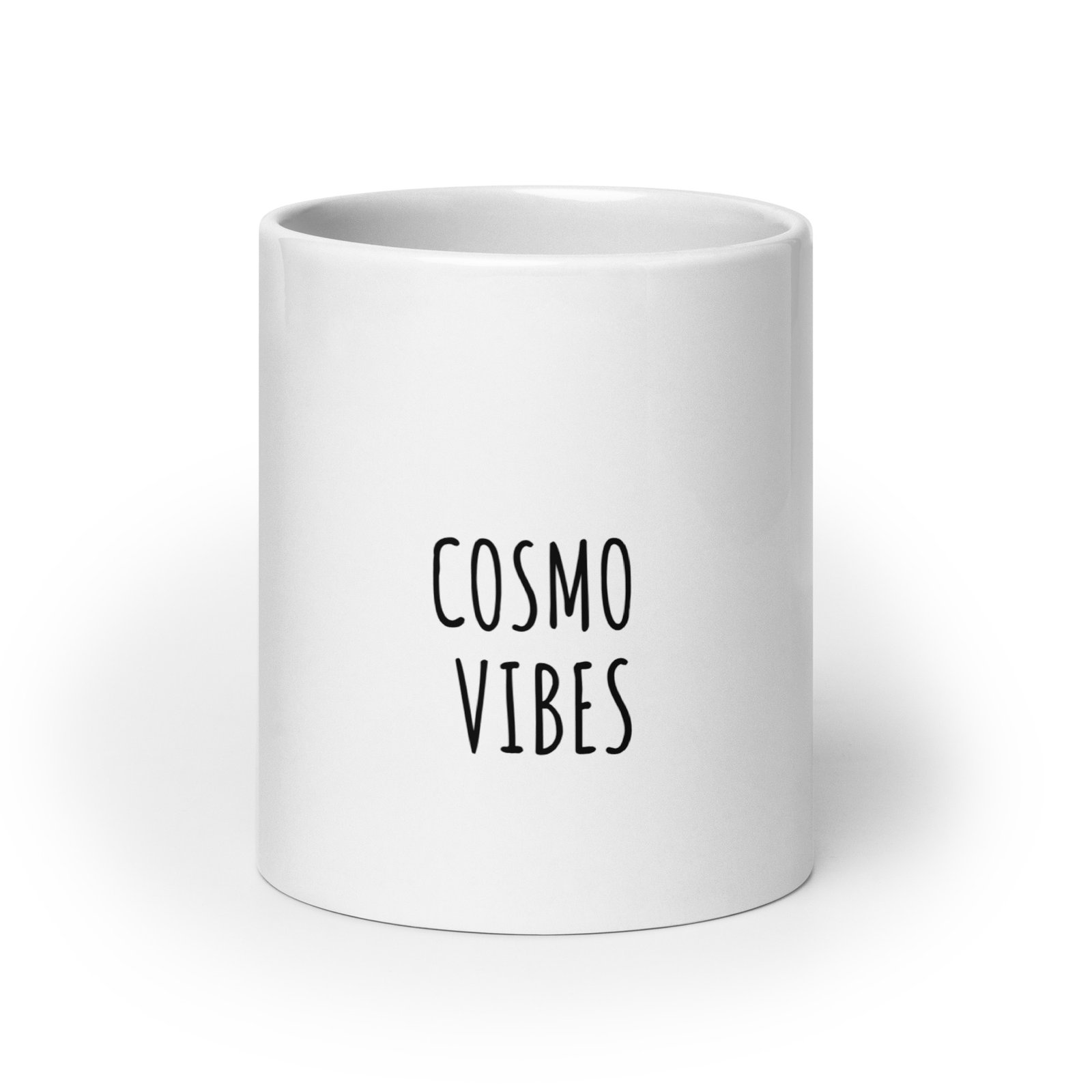 cosmo vibes white glossy mug cosmo vibes white glossy mug