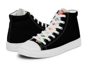 bishop art district women’s high top canvas shoes