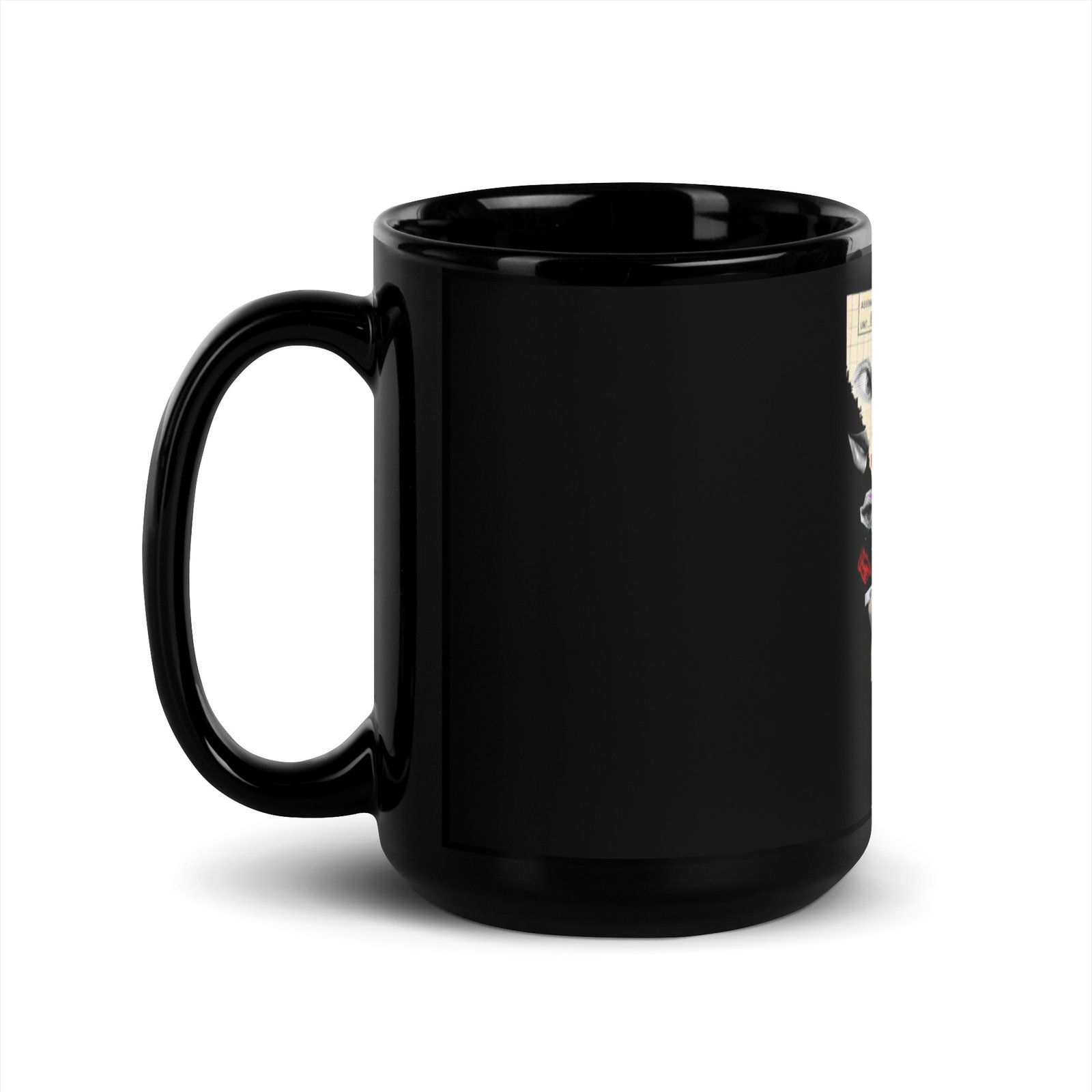 bishop arts district vibes black glossy mug bishop arts district vibes black glossy mug