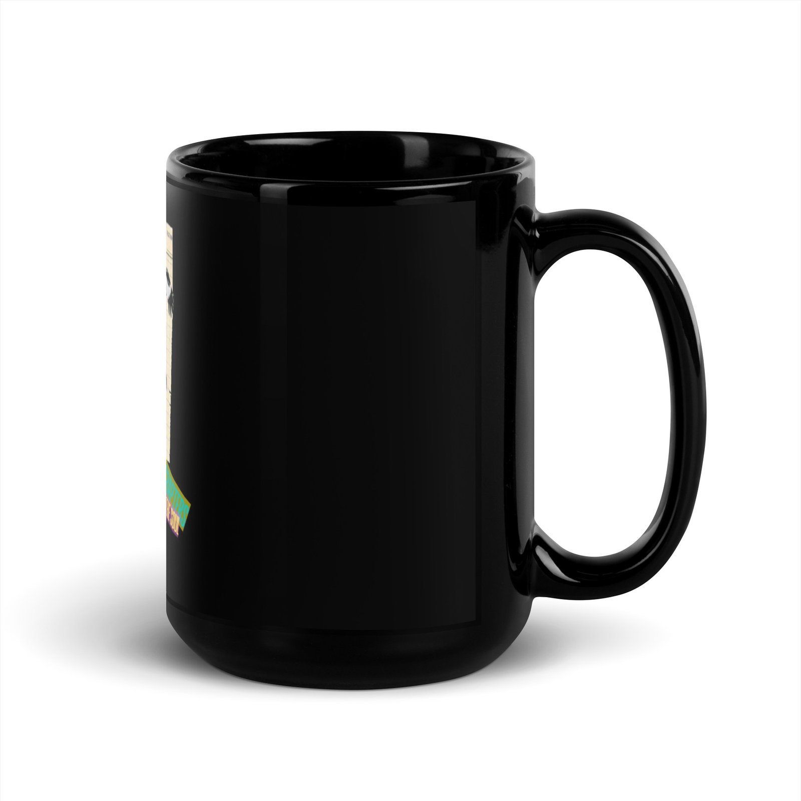 bishop arts district vibes black glossy mug bishop arts district vibes black glossy mug